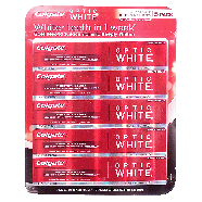 Colgate Optic White toothpaste, anticavity fluoride, enamel safe, s5pk