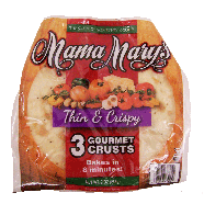 Mama Mary's Gourmet pizza crusts, thin & crispy 9oz