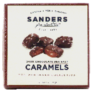 Sander's The Woodward Collection dark chocolate sea salt caramels3.5oz