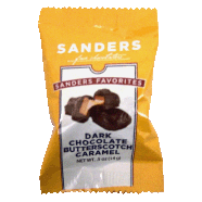 Sander's  dark chocolate butterscotch caramel single chocolate pi0.5oz