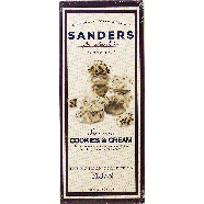 Sander's fine chocolatier Crunchers cookies & cream swirled in a3.75oz