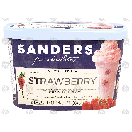 Sander's fine chocolatiers strawberry fountain ice cream 1.5-qt