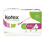 Kotex U ultra thin long pads  20ct