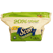 Scott Naturals flushable wipes refill, breaks up after flushing, 102ct