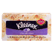 Kleenex  ultra soft 3-ply white tissues 120ct