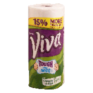 Viva  one-ply paper towel roll, choose-a-size 1ct