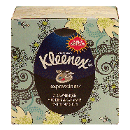 Kleenex Expressions 2-ply white tissues 74ct