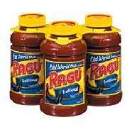 Ragu Old World Style traditional smooth pasta sauce, 45-ounce 3pk