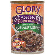 Glory Seasoned Southern Style turkey flavored collard greens  15oz
