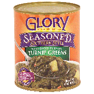 Glory Seasoned Southern Style turnip greens with diced turnips  27oz