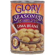 Glory  lima beans seasoned southern style 15oz
