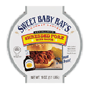 Sweet Baby Ray's  seasoned shredded pork with sauce 16oz
