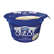 Dannon Greek plain nonfat yogurt 5.3oz