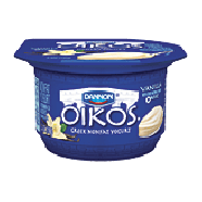 Dannon Oikos vanilla greek nonfat yogurt, 0% fat 5.3oz