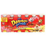 Dannon Danimals smoothie; value pack, 6 strawberry explosion, 6 ba12pk