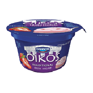Dannon Oikos traditional greek yogurt, strawberry 5.3oz
