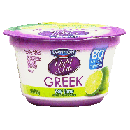 Dannon Light & Fit nonfat greek yogurt, key lime 5.3oz