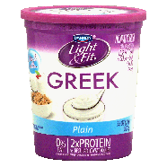 Dannon Light & Fit nonfat plain greek yogurt 32oz