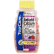 Top Care  antacid calcium relieves heartburn, sour stomach, and ac96ct