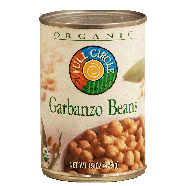 Full Circle  garbanzo beans, 100% organic  15oz