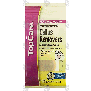 Top Care  medicated callus removers, salicyclic acid, 6 pads, 4 me 10ct