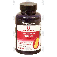 Top Care Heart Health natural sourced omega-3 fish oil concentrate 60ct