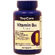 Top Care Balanced Health high potency, vitamin b50 dietary supplem 50ct