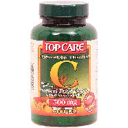 Top Care  500 mg chewable vitamin c tablets, tropical fruit flavo100ct