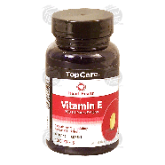 Top Care Heart Health vitamin e, 200 iu pure dl-alpha, softgels  100ct