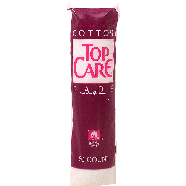 Top Care  cotton rounds, quilted for strength  80ct