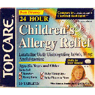 Top Care  children's allergy relief, loratadien oraly disintegrati10ct