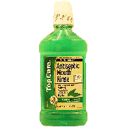 Top Care  antiseptic mouth rinse, spring mint  16.9fl oz