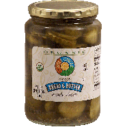 Full Circle  organic sweet bread & butter pickle slices 24fl oz