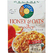 Full Circle Honey & Oats medley organic corn flakes, wheat flakes 14oz