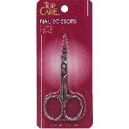Top Care  nail scissors, trims nails easily and smoothly 1ct