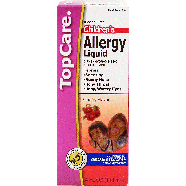 Top Care  children's allergy liquid, relieves sneezing, runny no4fl oz