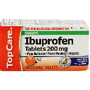 Top Care  pain reliever/fever reducer, ibuprofen tablets 200 mg 100ct