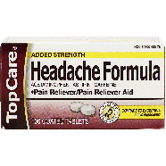 Top Care  headache pain reliever, aetaminophen, aspirin, caffeine100ct