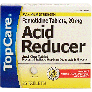Top Care  acid reducer, famotidine tablets 20-mg tablets 25ct