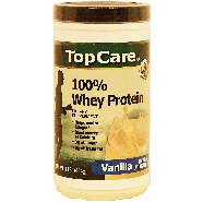 Top Care  100% whey protein dietary supplement, vanilla 1lb