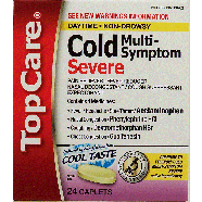 Top Care  cold multi-symptom, daytime pain reliever, cool taste ca24ct