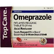 Top Care  omeprazole 20-mg, delayed release tablets, acid reducer 14ct