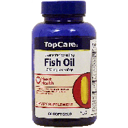 Top Care  fish oil, 1000-mg per softgel, heart health supplement 60ct