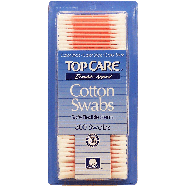 Top Care  double-tipped, cotton swabs, safe flexible stems 300ct