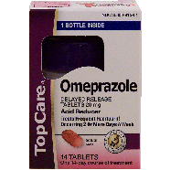 Top Care  omeprazole 20-mg., delayed release tablets, acid reducer 14ct