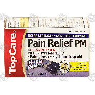 Top Care Pain Relief PM acetaminophen, extra strength pain relieve 20ct