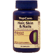 Top Care Targeted Health hair, skin & nails dietary supplement, ta 60ct