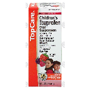 Top Care  children's ibuprofen oral suspension, pain reliever/fe 4fl oz