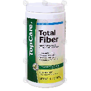 Top Care Total Fiber fiber supplement clear mixing powder, 136 s 16.7oz