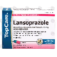 Top Care  lansoprazole, delayed-release capsules, 15 mg acid reduc 14ct